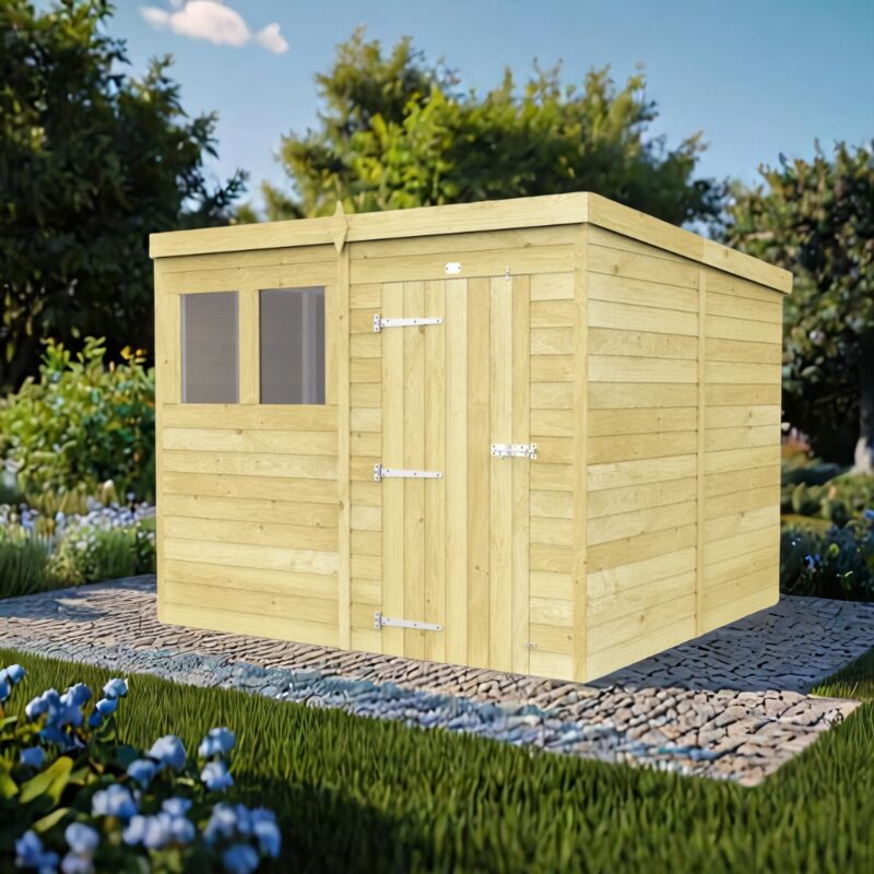 8ft x 8ft Pent Shed