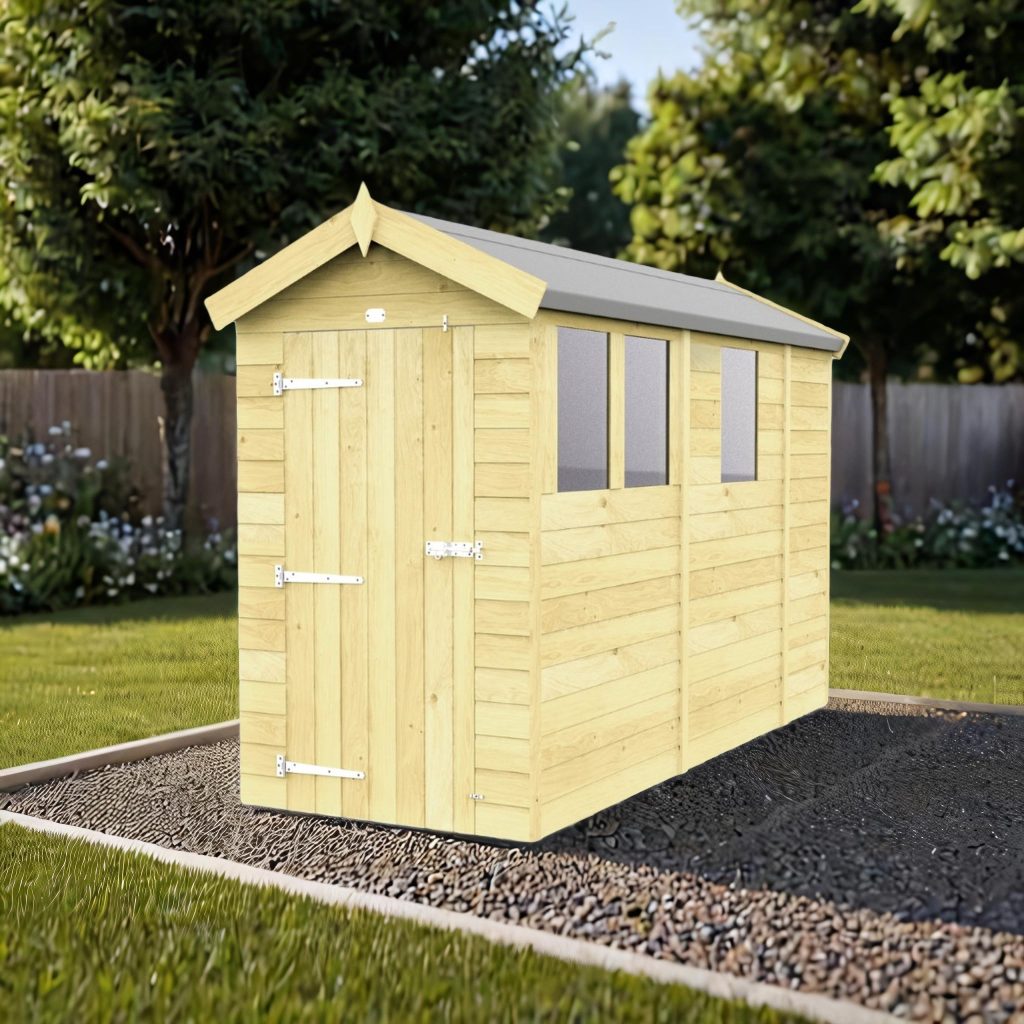 4ft x 9ft Apex Shed