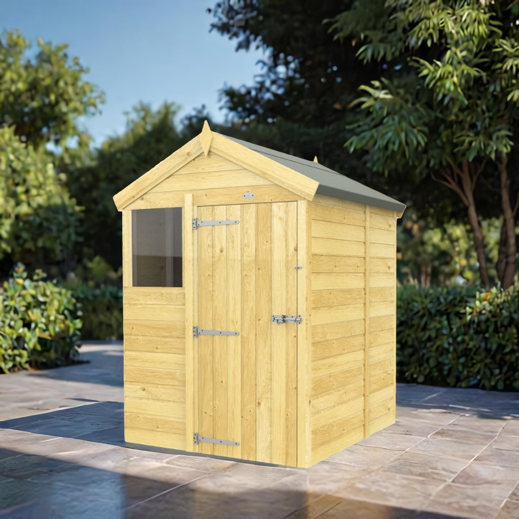 5ft x 5ft Apex Shed