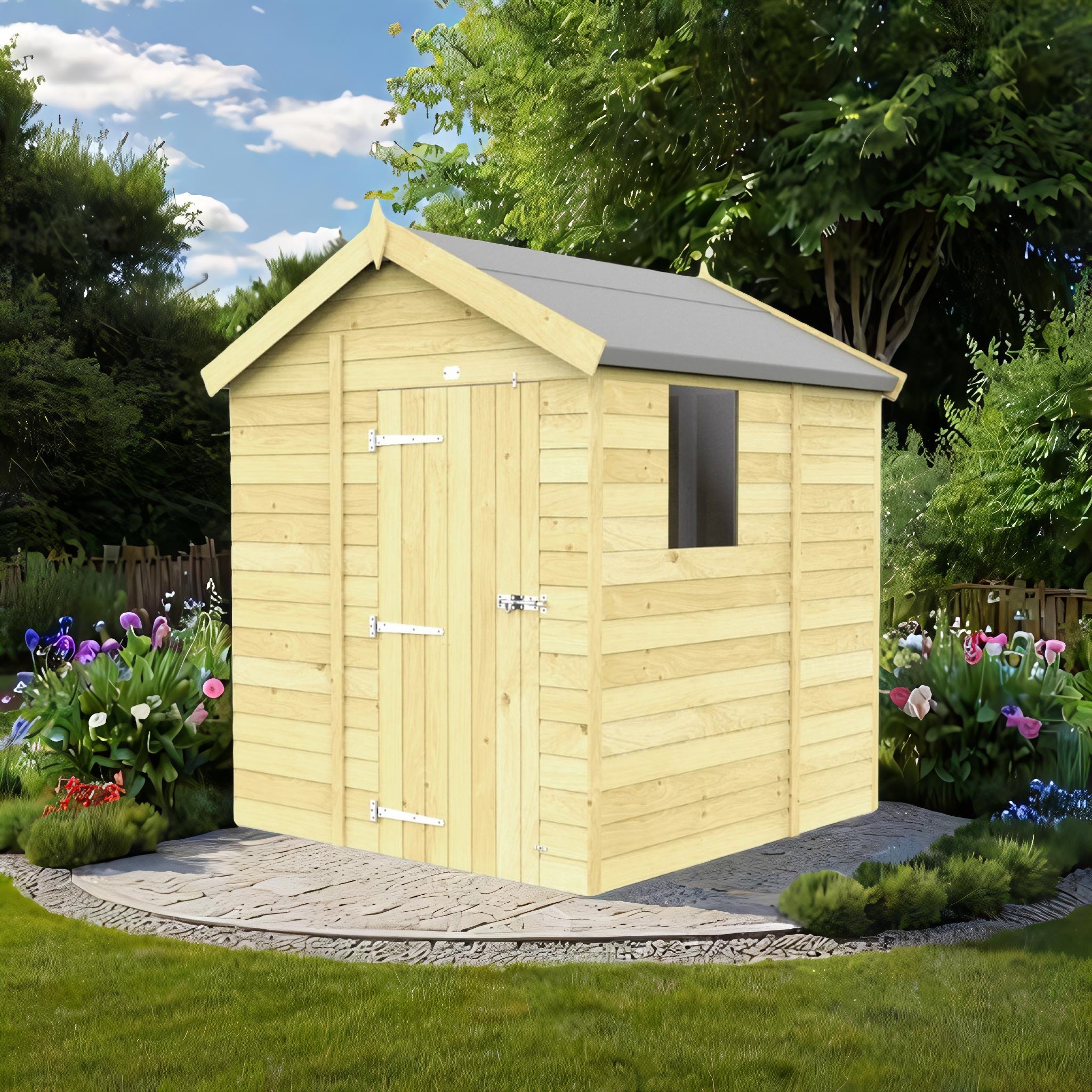 7ft x 5ft Apex Shed
