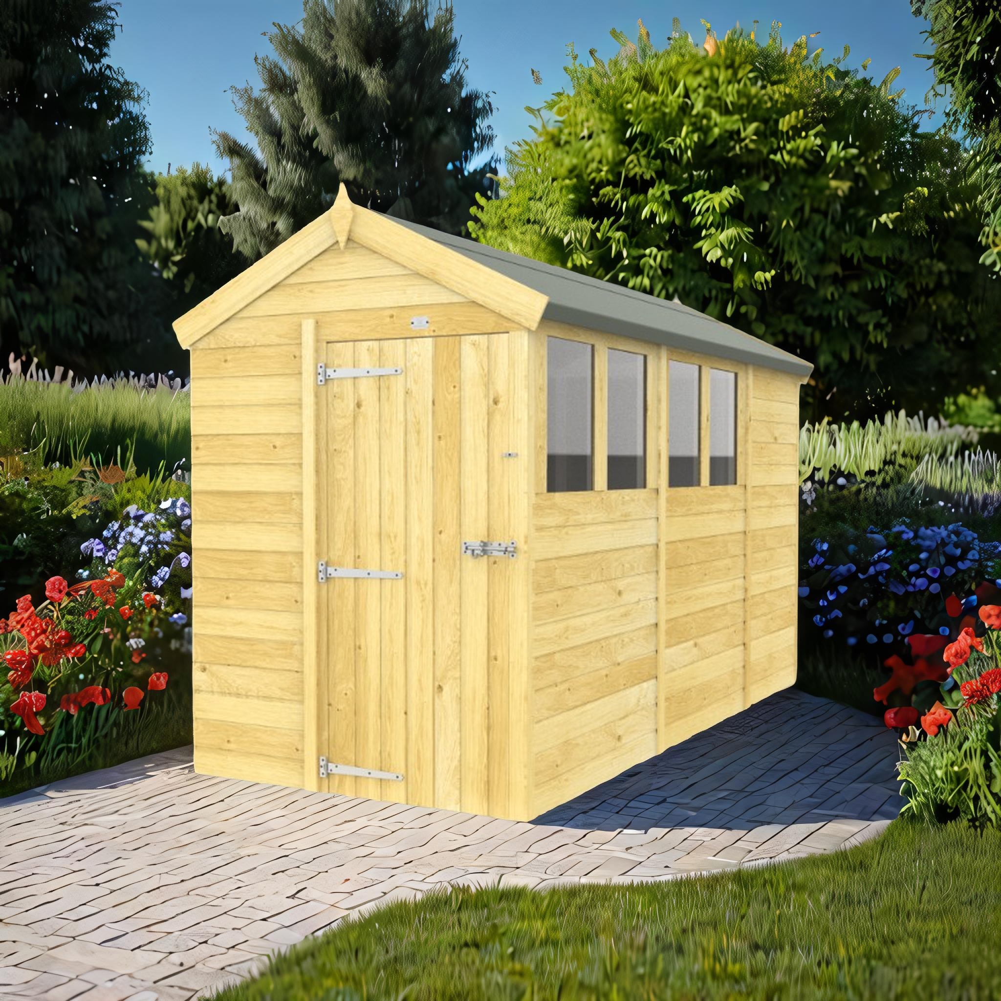5ft x 11ft Apex Shed
