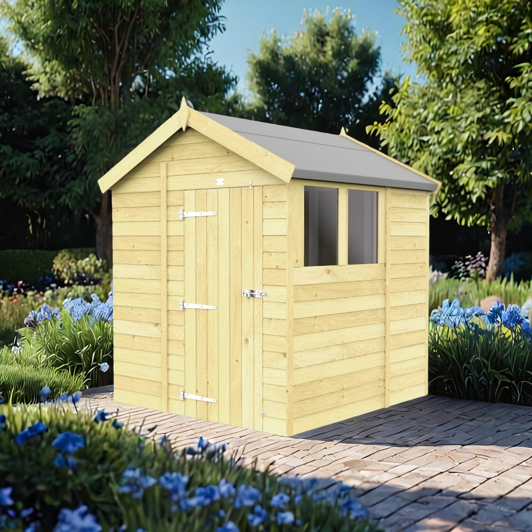 7ft x 6ft Apex Shed