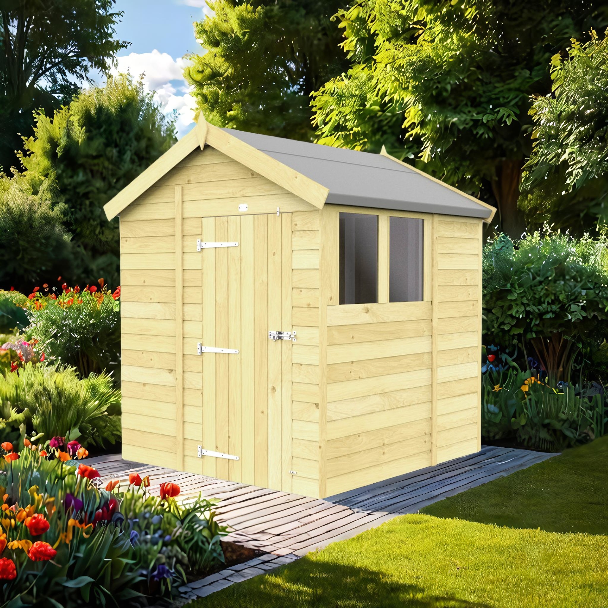 7ft x 7ft Apex Shed