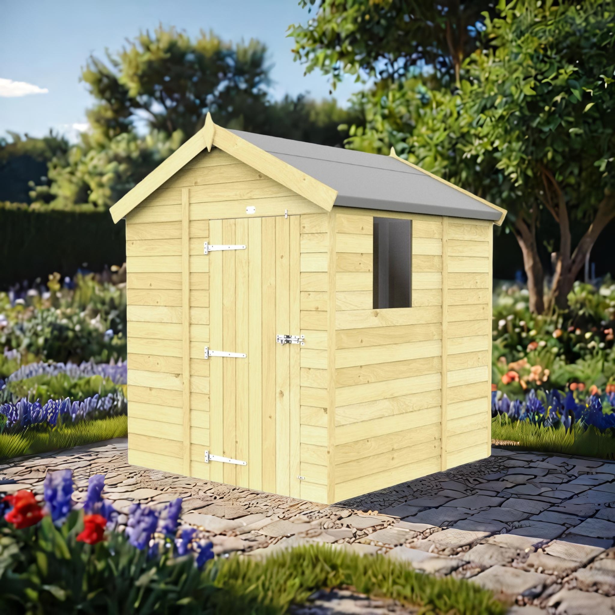6ft x 5ft Apex Shed