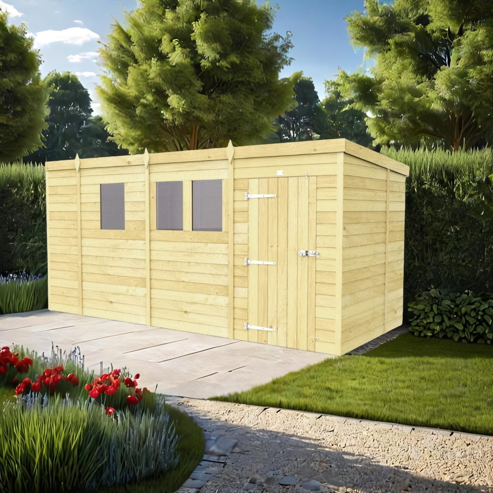 13ft x 6ft Pent Shed
