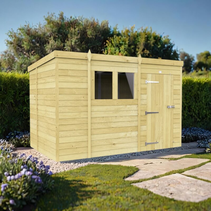 11ft x 6ft Pent Shed