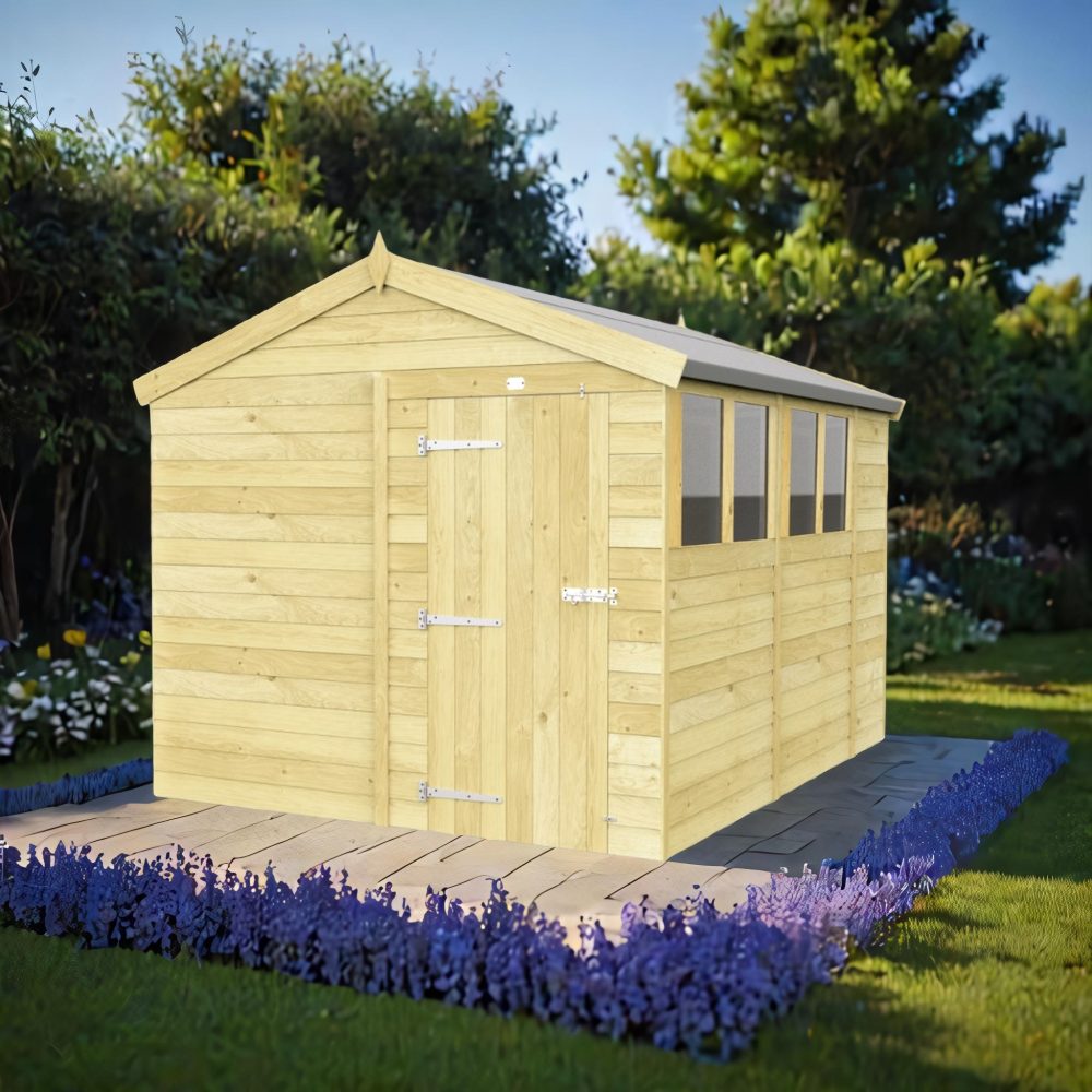 8ft x 10ft Apex Shed