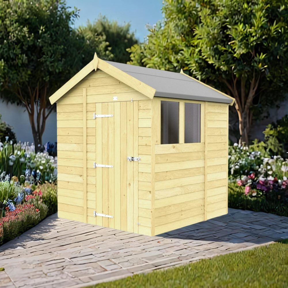 6ft x 7ft Apex Shed