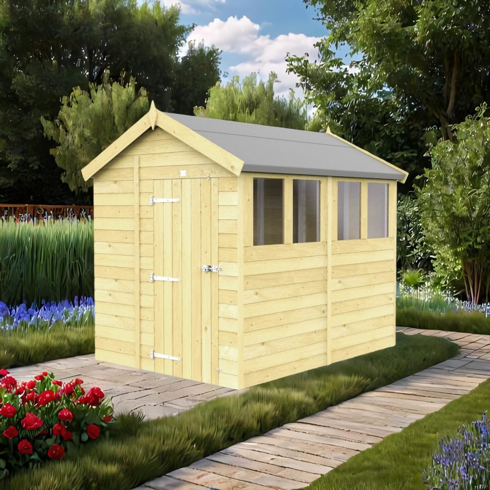 7ft x 8ft Apex Shed
