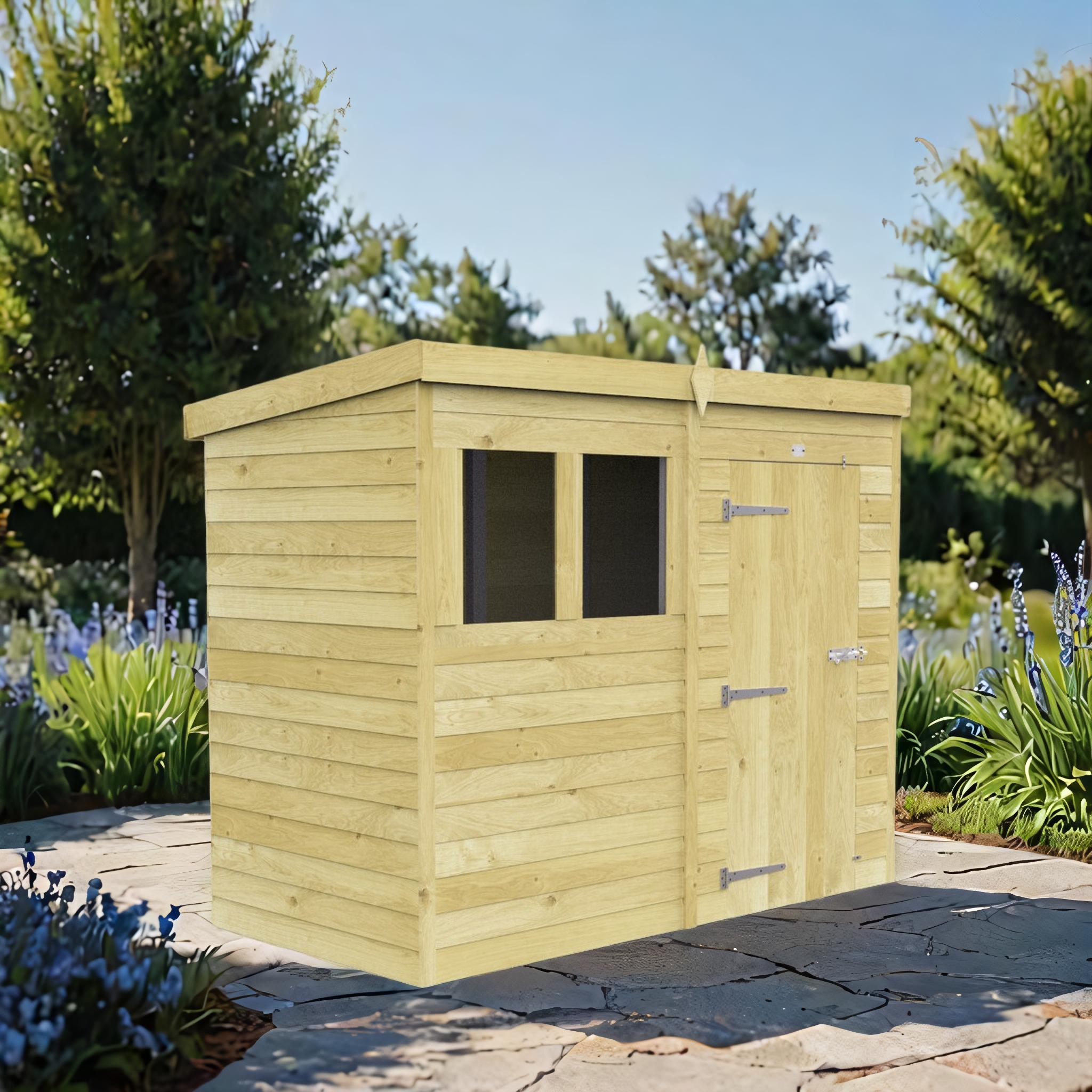 8ft x 4ft Pent Shed