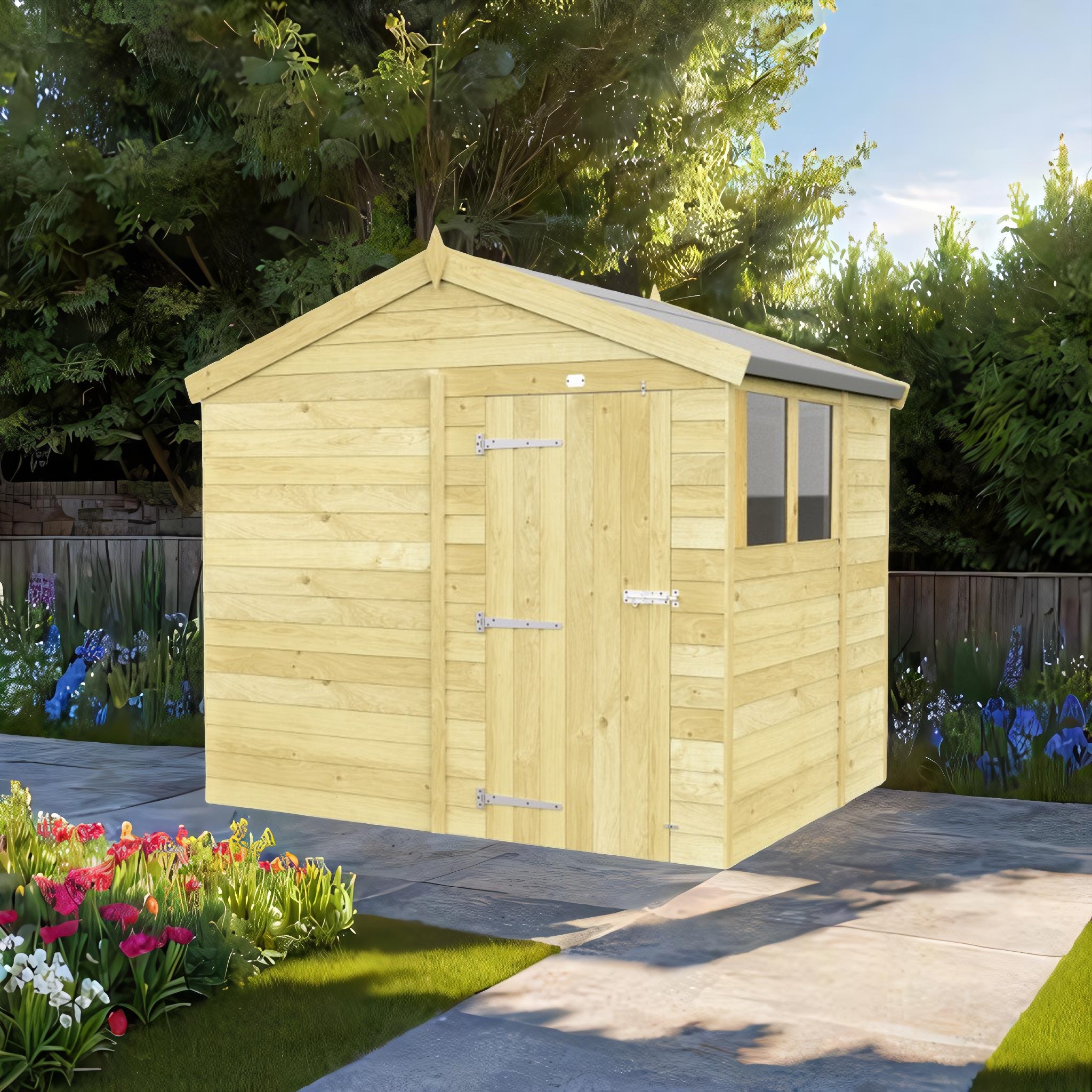 8ft x 7ft Apex Shed