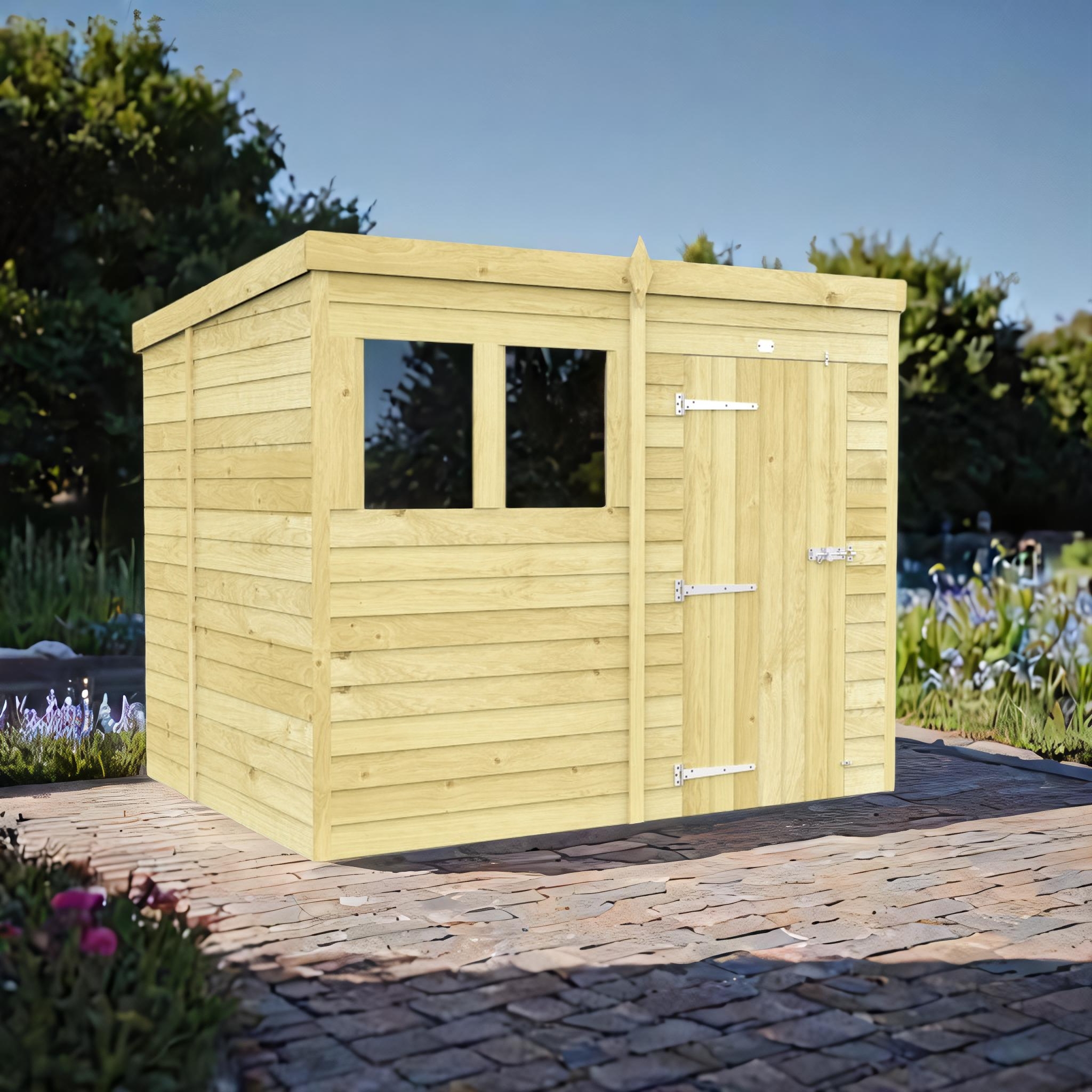 8ft x 6ft Pent Shed