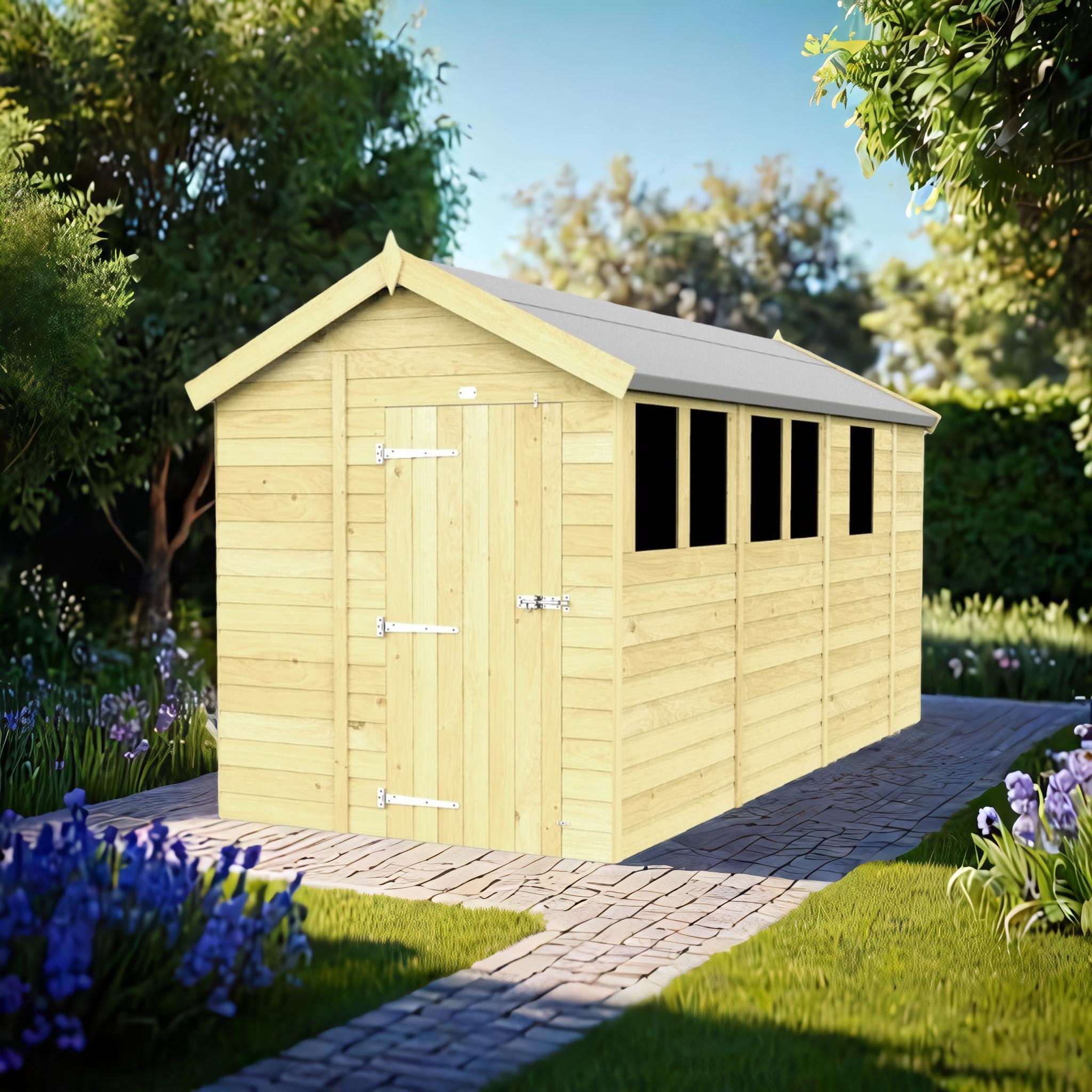 6ft x 13ft Apex Shed