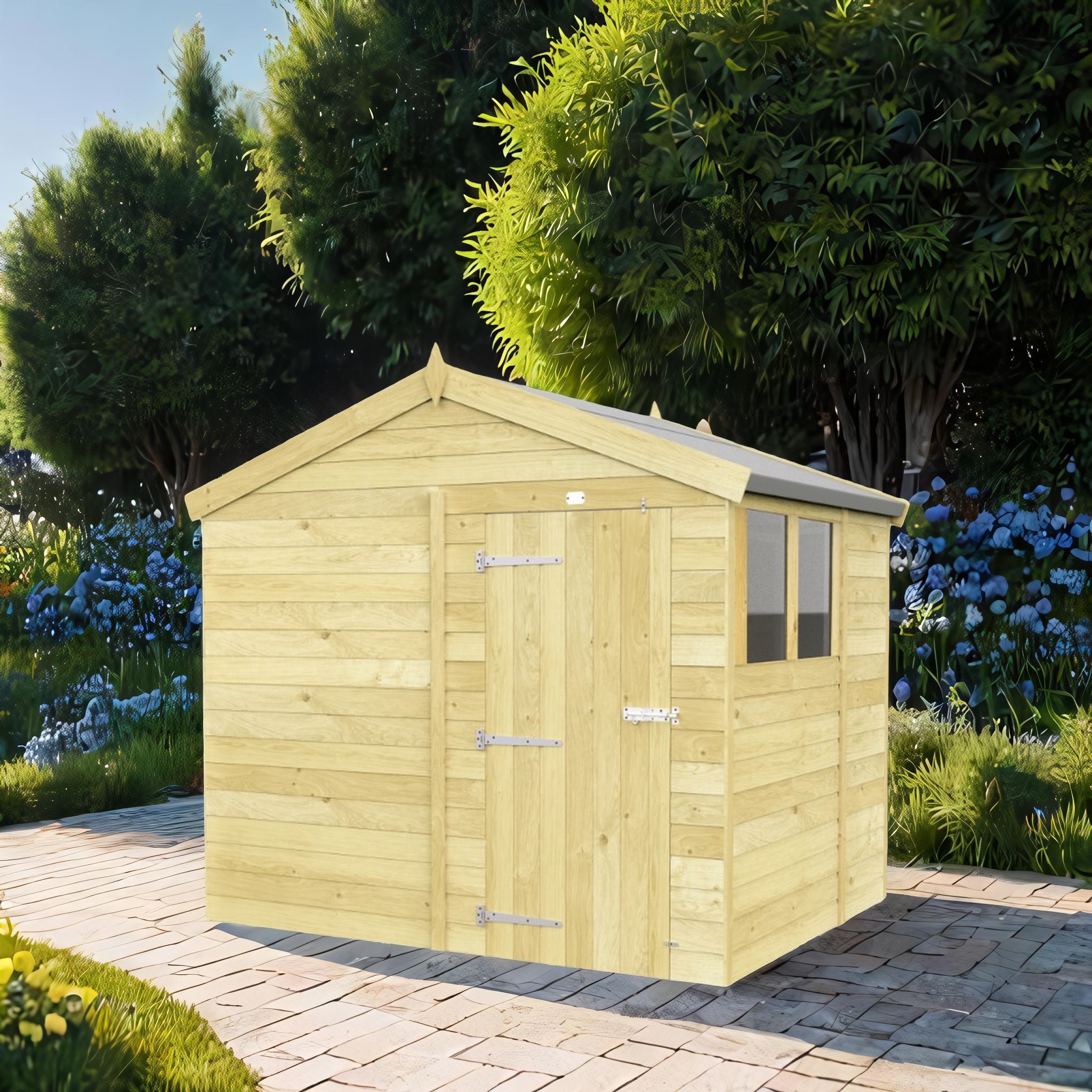 8ft x 6ft Apex Shed