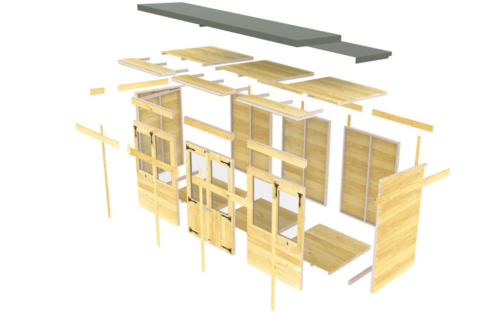 14ft x 5ft Pent Summer House - Image 2