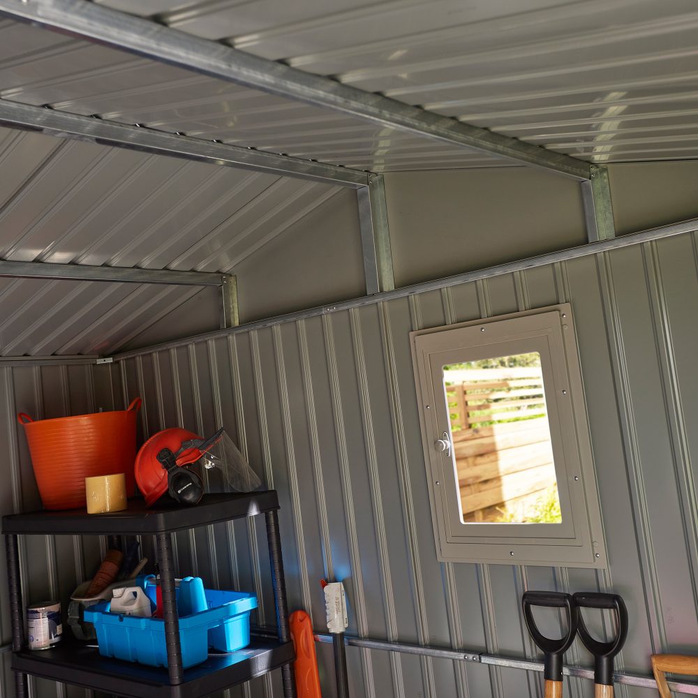 Rowlinson Brentvale Premium Metal Apex Shed - Choice Of Sizes - Image 10