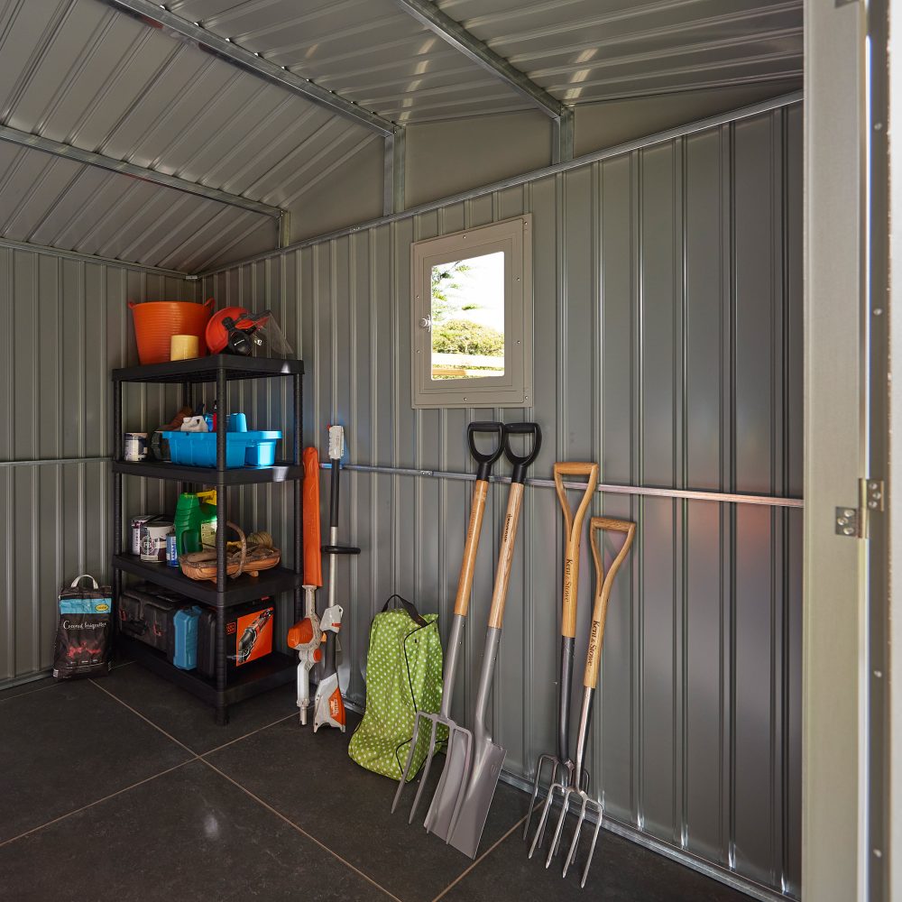 Rowlinson Brentvale Premium Metal Apex Shed - Choice Of Sizes - Image 11