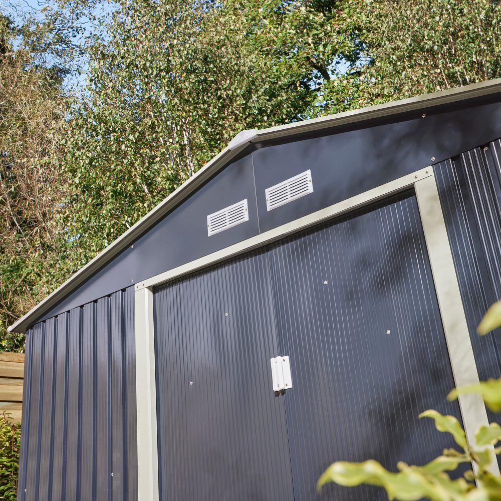 Rowlinson Trentvale Metal Apex Shed - Choice of Size & Colour - Image 5