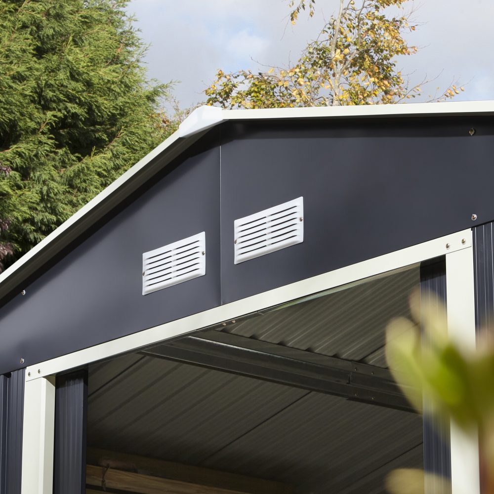 Rowlinson Trentvale Metal Apex Shed - Choice of Size & Colour - Image 7