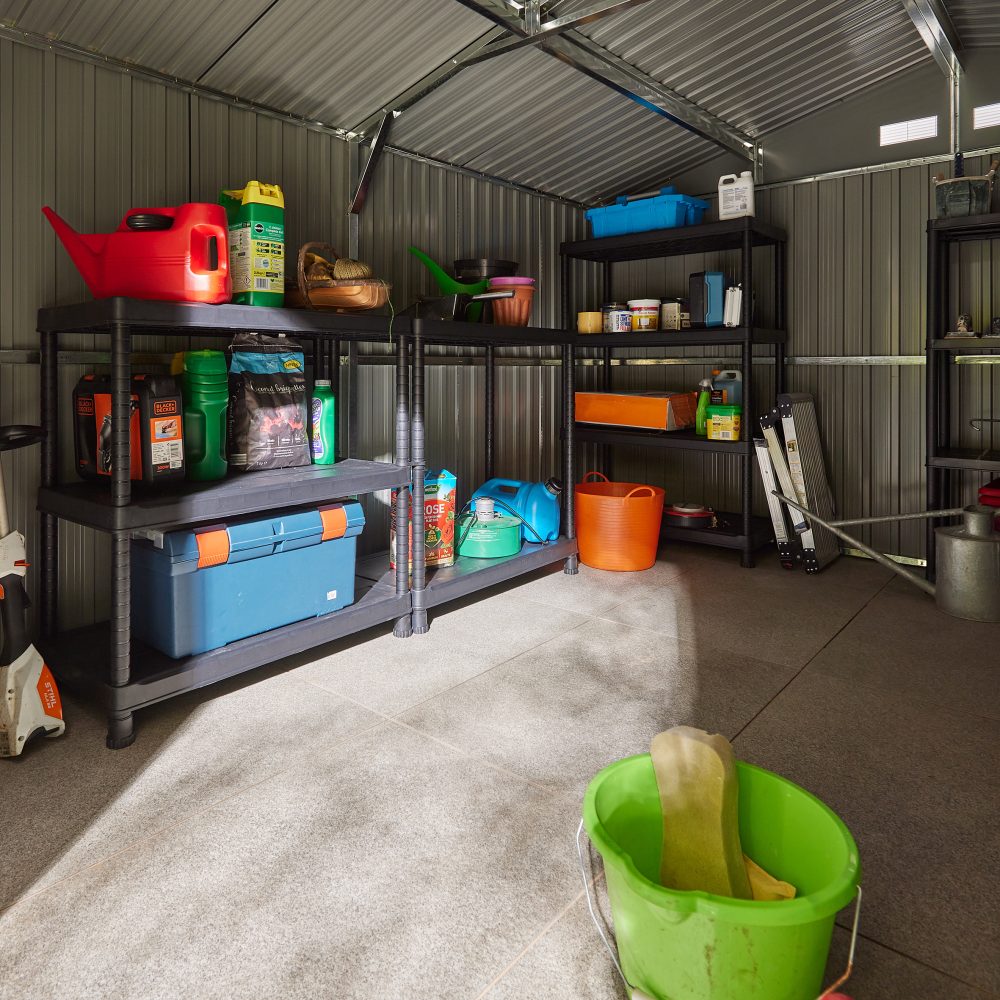 Rowlinson Trentvale Metal Apex Shed - Choice of Size & Colour - Image 10