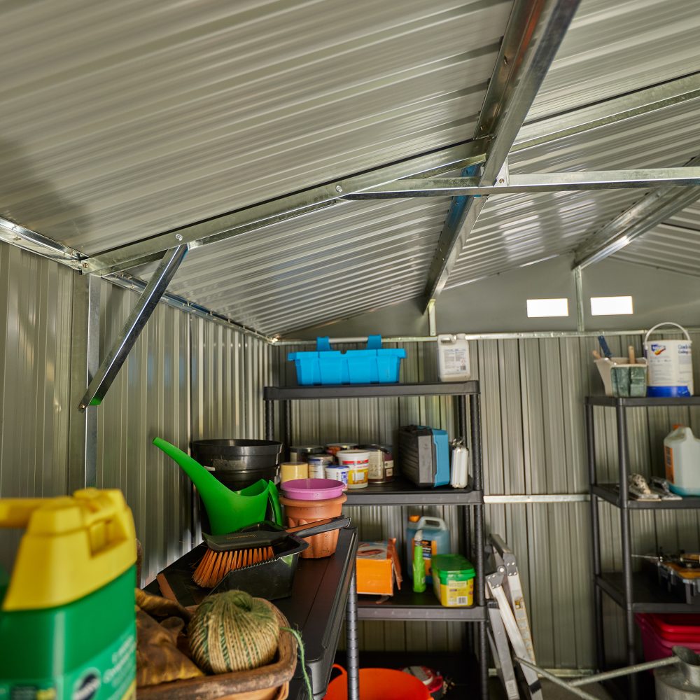 Rowlinson Trentvale Metal Apex Shed - Choice of Size & Colour - Image 11