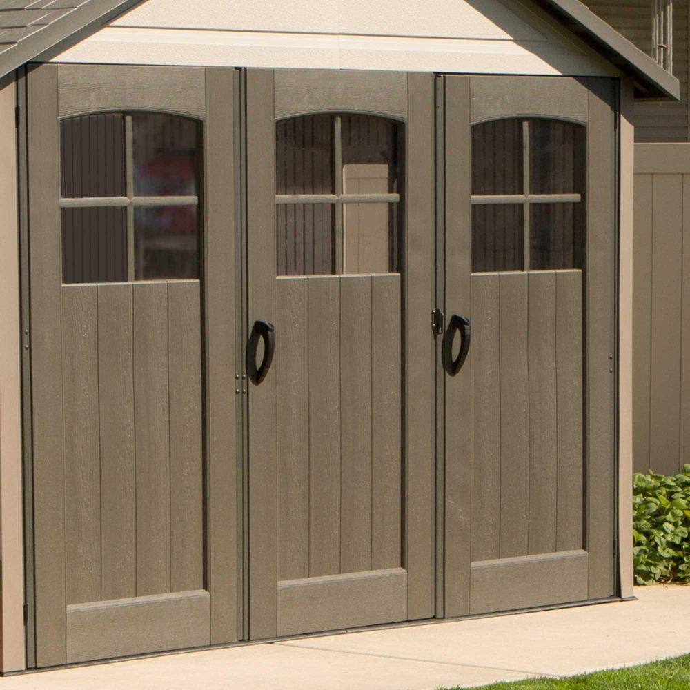 Lifetime 11ft x 18.5ft Garden Shed - Heavy Duty Outdoor HDPE Plastic Unit - Image 13