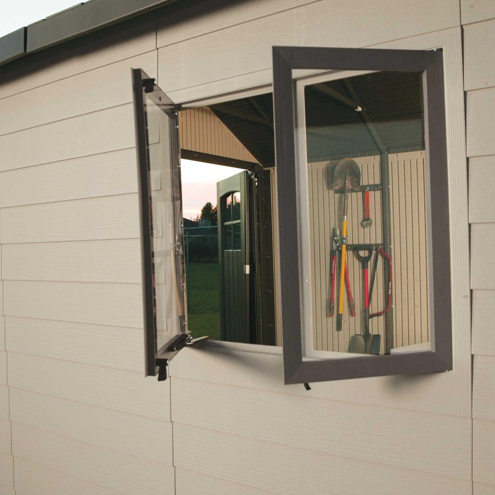 Lifetime 11ft x 18.5ft Garden Shed - Heavy Duty Outdoor HDPE Plastic Unit - Image 17