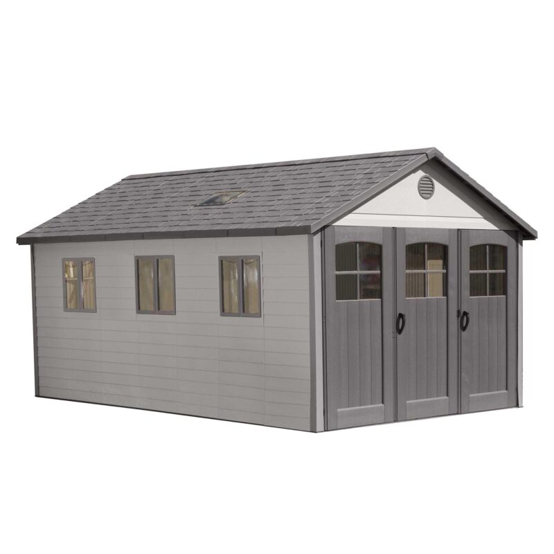 Lifetime 11ft x 21ft Garden Shed - 60237- Heavy Duty Outdoor HDPE Plastic Unit