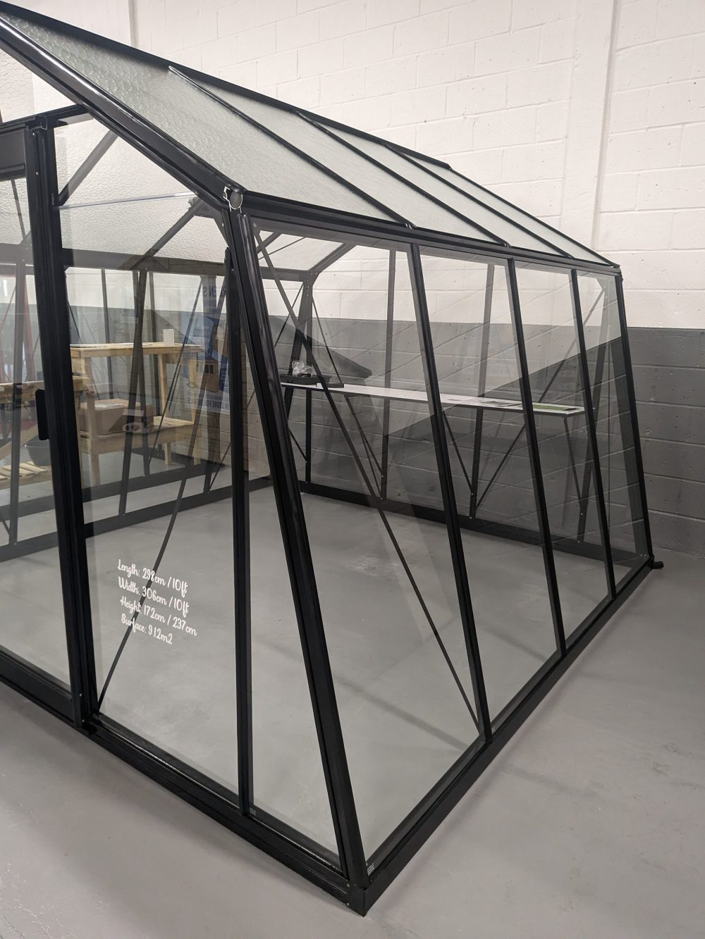ACD Premium Greenhouse With Sloped Walls - 10 x 10 - 3.06m x 3.06m - Choices Available - Image 16