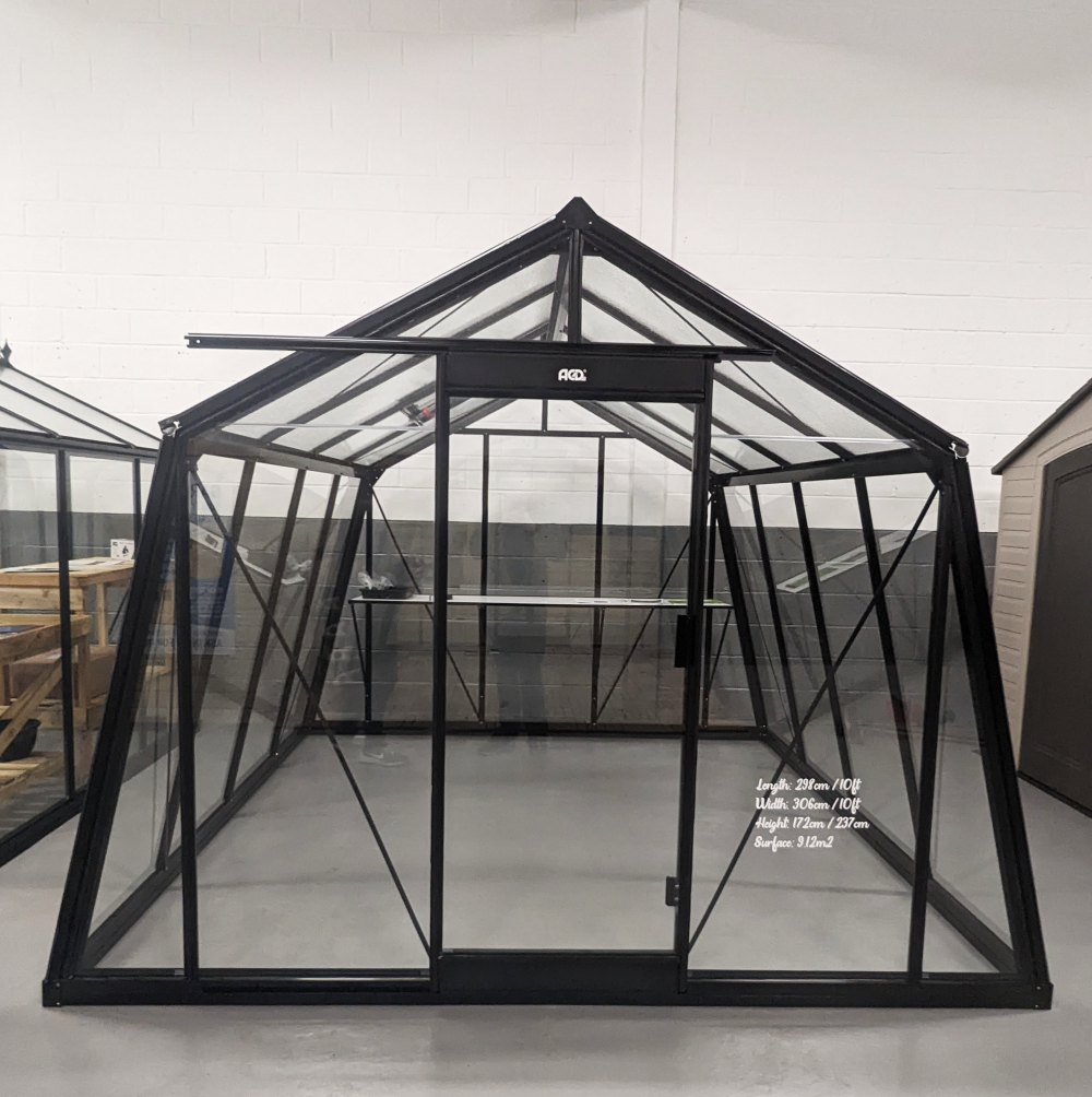 ACD Premium Greenhouse With Sloped Walls - 10 x 10 - 3.06m x 3.06m - Choices Available - Image 15