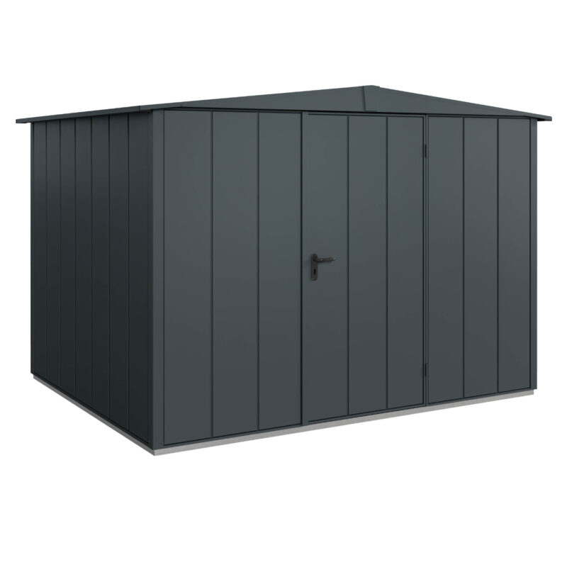 Hormann Berry Modern Style With Apex Roof - Premium Metal Shed
