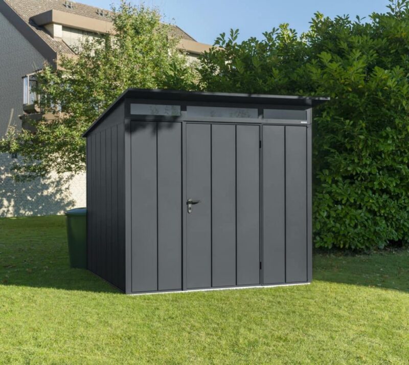 Hormann Berry Modern With Pent Roof - Premium Metal Shed