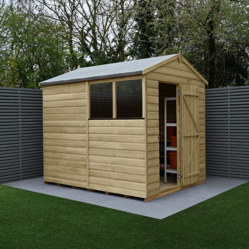 Forest Beckwood 6x8 Apex Shed - 2 Windows