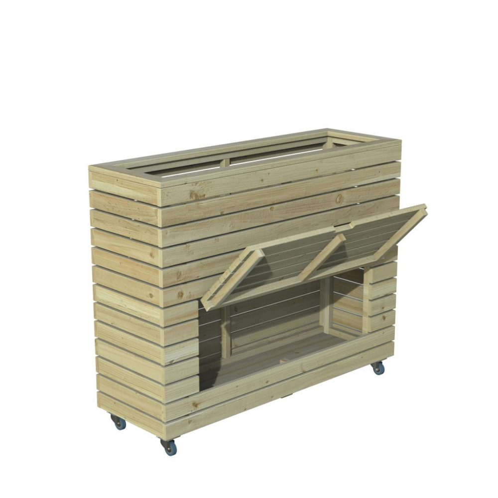 Forest Linear Planter - Tall with Wheels - Image 4