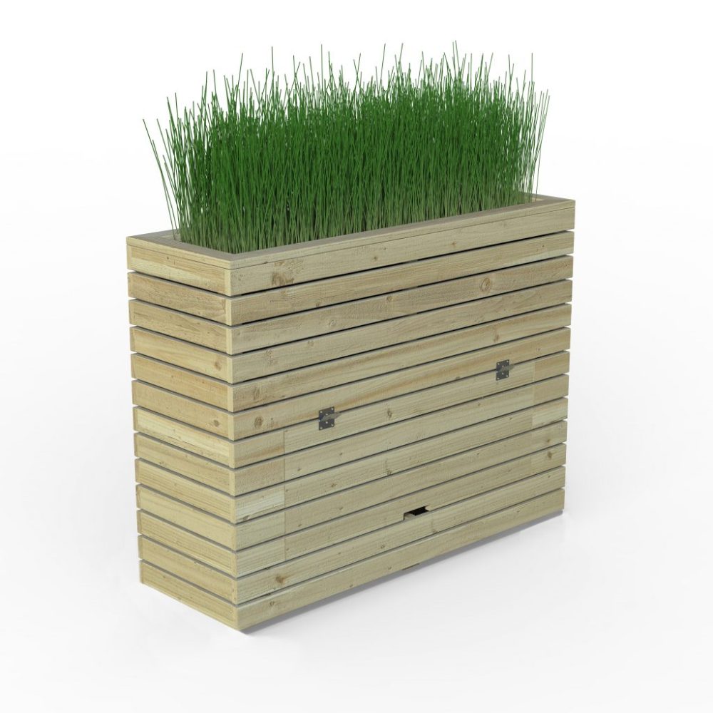 Forest Linear Planter - Tall with Storage - Image 5