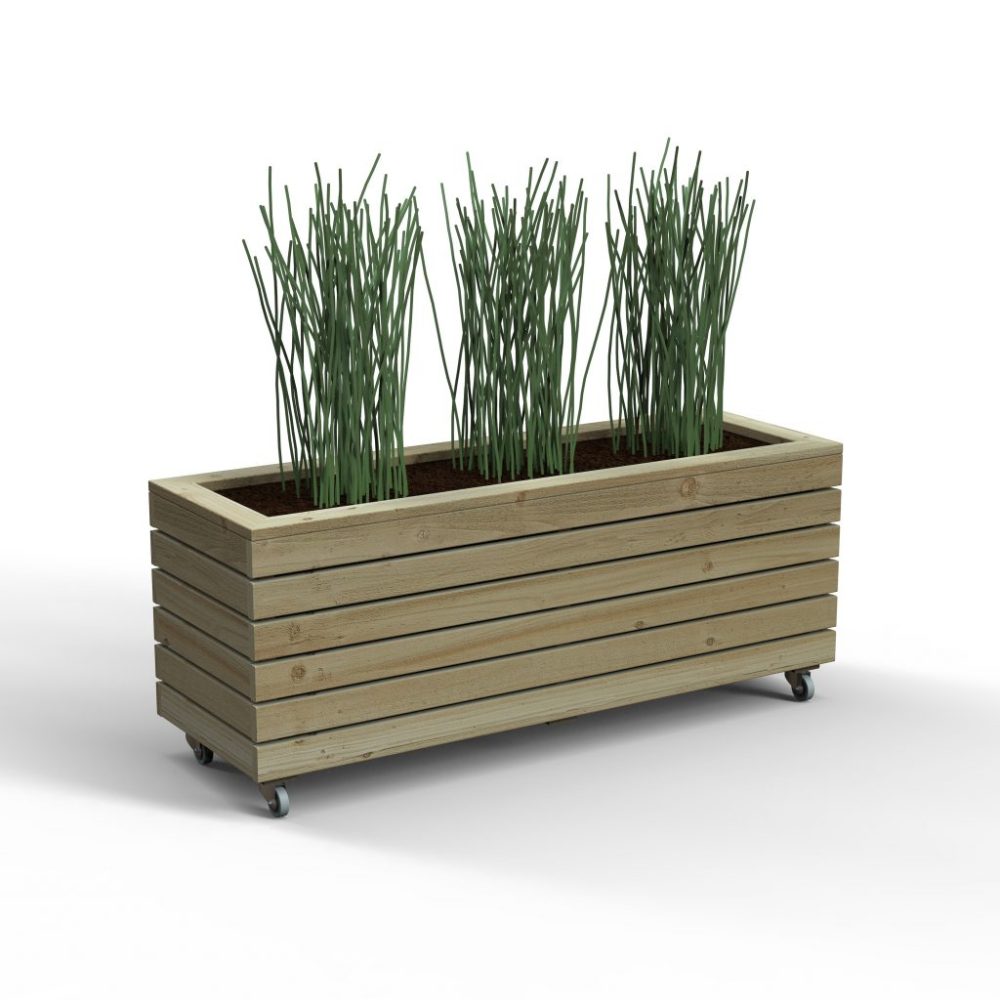 Forest Linear Planter - Long with Wheels - Image 8