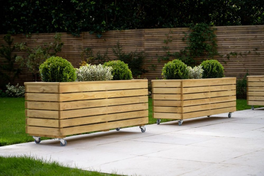 Forest Linear Planter - Long with Wheels - Image 5