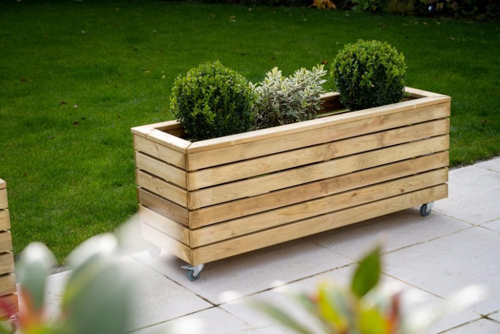Forest Linear Planter - Long with Wheels - Image 4