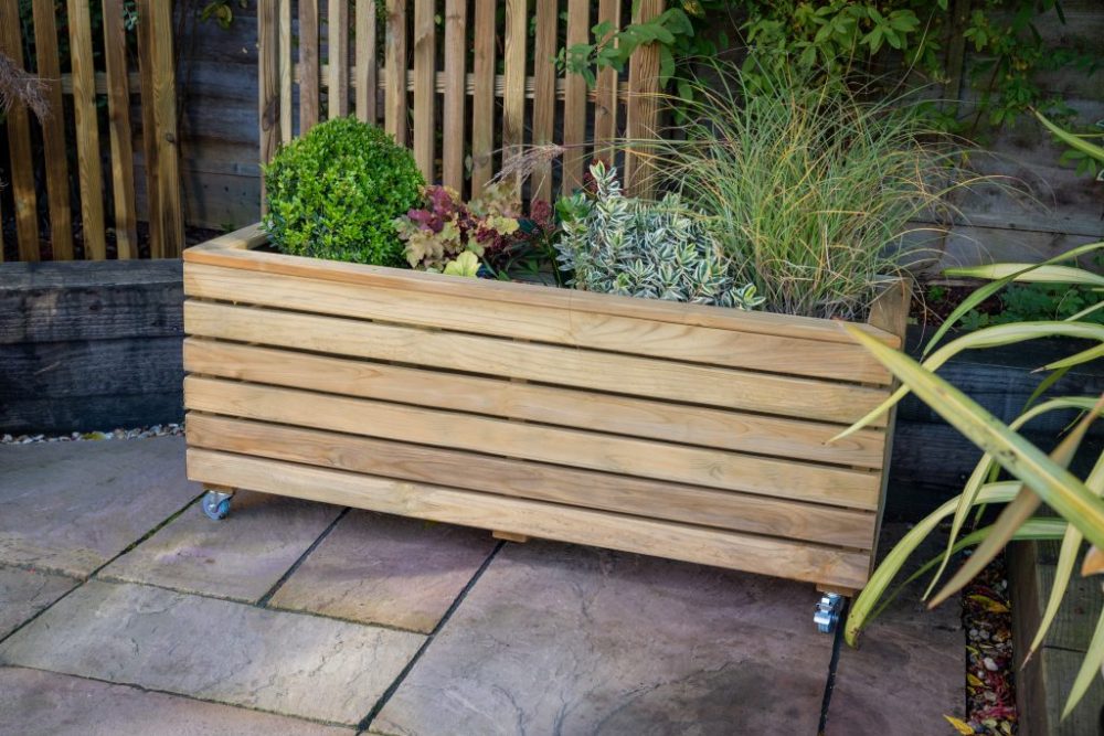 Forest Linear Planter - Long with Wheels - Image 3