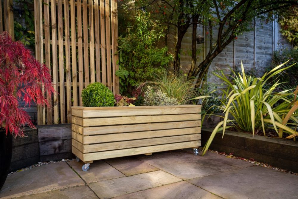 Forest Linear Planter - Long with Wheels - Image 2