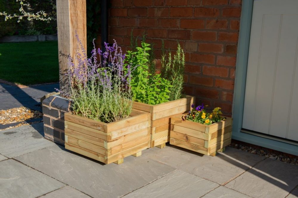 Forest Kendal Square Planter - Set of 3