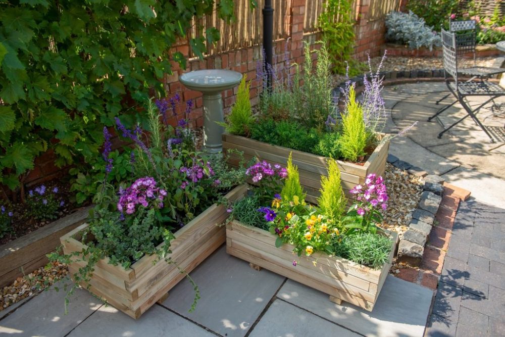 Forest Durham Rectangular Planter - Set of 3 - Image 2