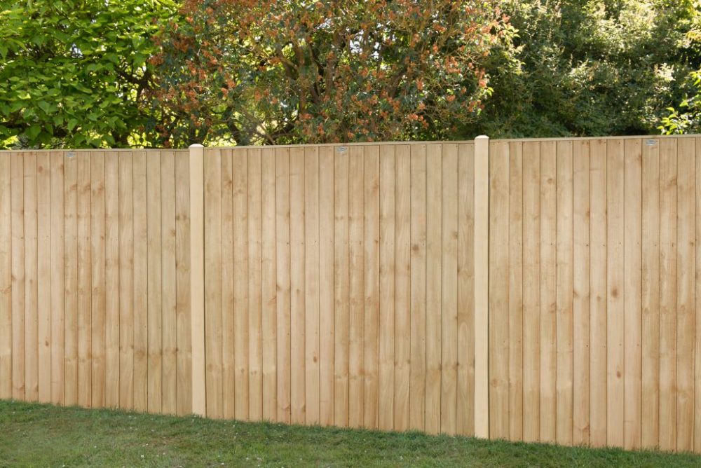 Forest Garden 6ft x 5.6ft (1.83m x 1.68m) Pressure Treated Closeboard Fence Panel