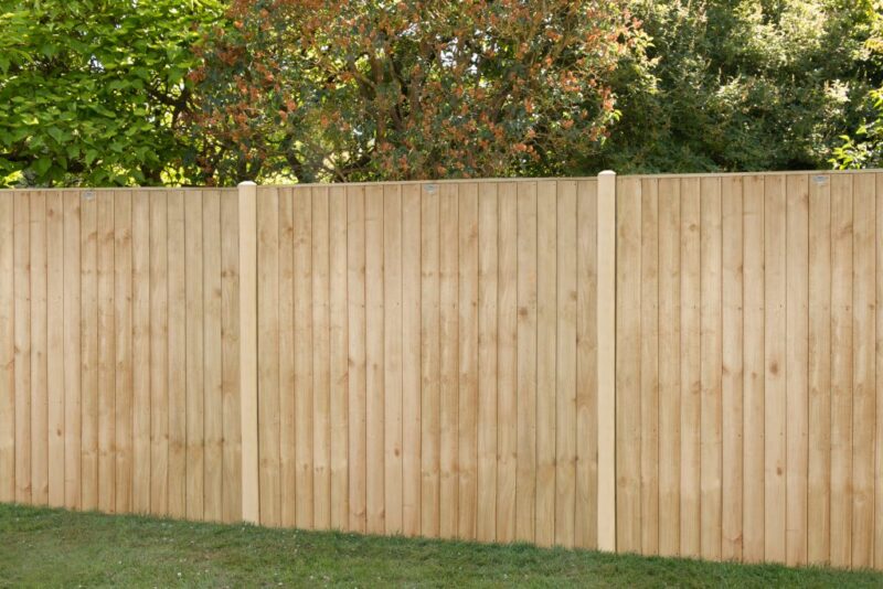 Forest Garden 6ft x 5.6ft (1.83m x 1.68m) Pressure Treated Closeboard Fence Panel