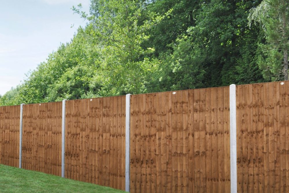 Forest Garden 6ft x 6ft (1.83m x 1.83m) Pressure Treated Brown Closeboard Fence Panel