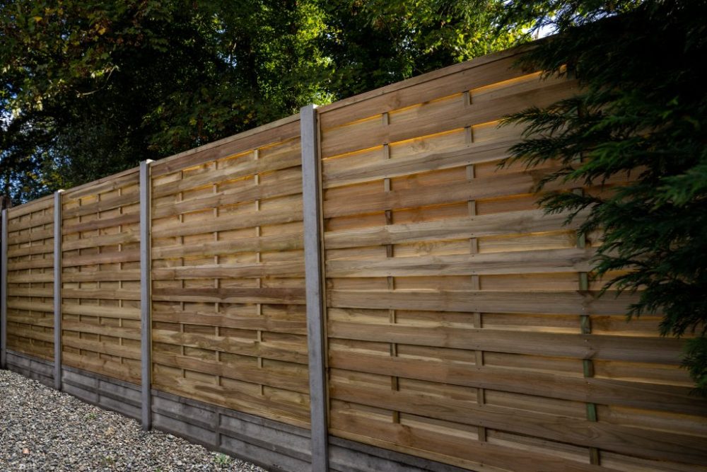 Forest Garden 6ft x 6ft (1.8m x 1.8m) Pressure Treated Decorative Flat Top Fence Panel
