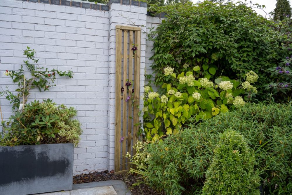 Forest Garden 1.8m x 0.3m Pressure Treated Vertical Slatted Screen