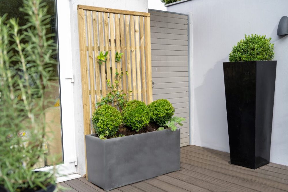 Forest Garden 1.8m x 0.9m Pressure Treated Vertical Slatted Screen