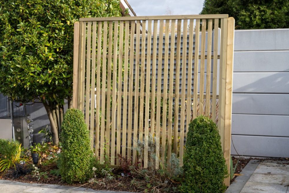 Forest Garden 1.8m x 1.8m Pressure Treated Vertical Slatted Screen
