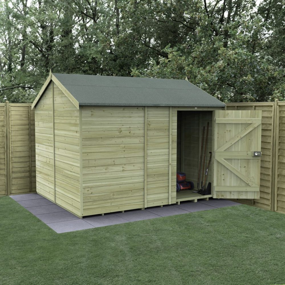 Timberdale 10x8 Reverse Apex Shed No Window